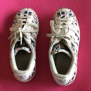 Adidas rainbow shoes